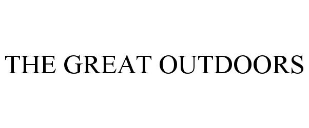 Trademark Logo THE GREAT OUTDOORS