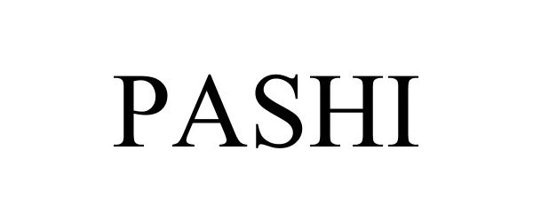 Trademark Logo PASHI