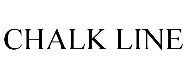 Trademark Logo CHALK LINE