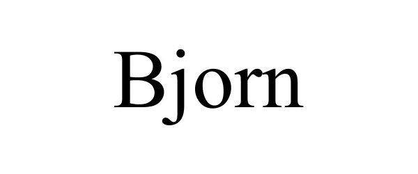 Trademark Logo BJORN