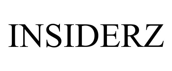 Trademark Logo INSIDERZ