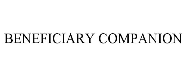 Trademark Logo BENEFICIARY COMPANION