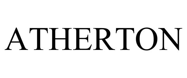 Trademark Logo ATHERTON
