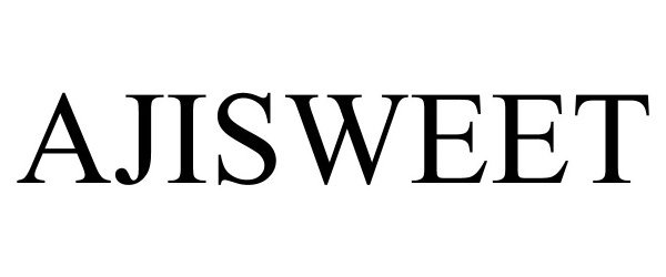 Trademark Logo AJISWEET