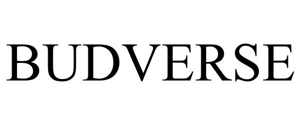 Trademark Logo BUDVERSE