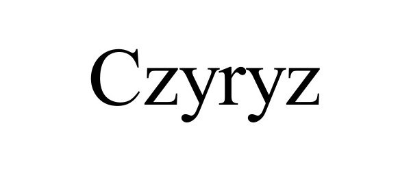  CZYRYZ