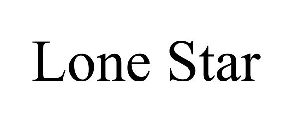 Trademark Logo LONE STAR