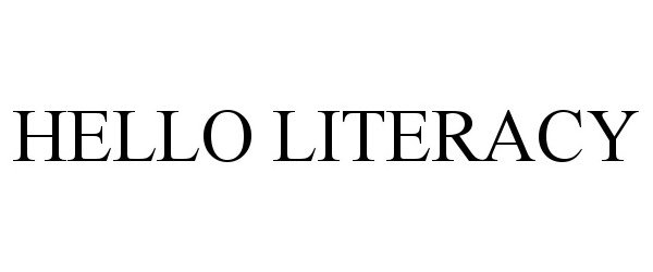 Trademark Logo HELLO LITERACY