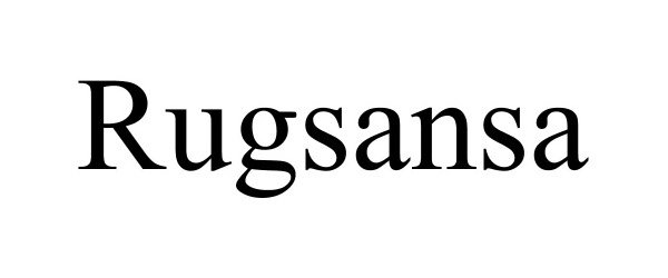 Trademark Logo RUGSANSA