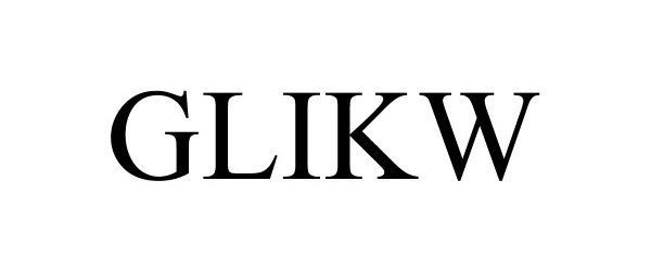 Trademark Logo GLIKW