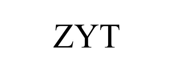 Trademark Logo ZYT