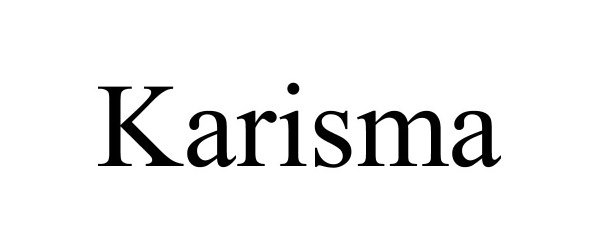 Trademark Logo KARISMA