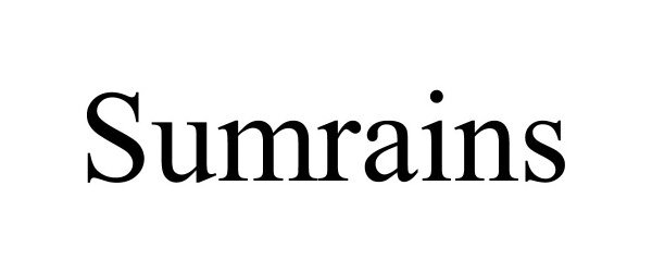 Trademark Logo SUMRAINS