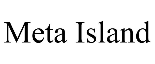 Trademark Logo META ISLAND