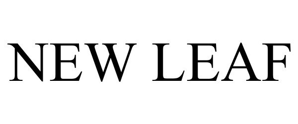 Trademark Logo NEW LEAF