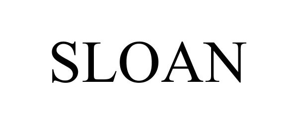 Trademark Logo SLOAN