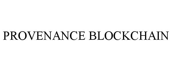  PROVENANCE BLOCKCHAIN