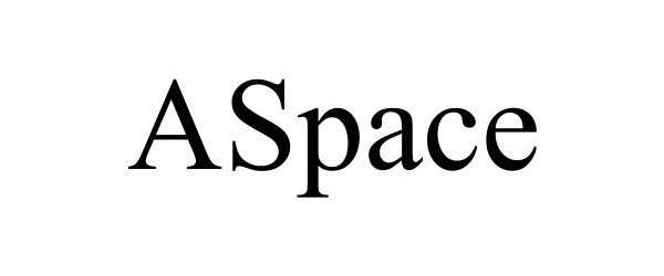 Trademark Logo ASPACE
