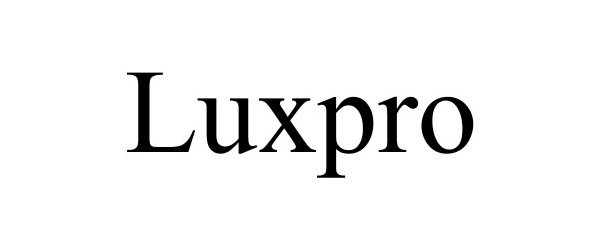 Trademark Logo LUXPRO