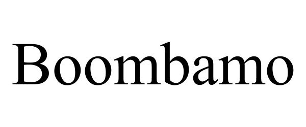 Trademark Logo BOOMBAMO