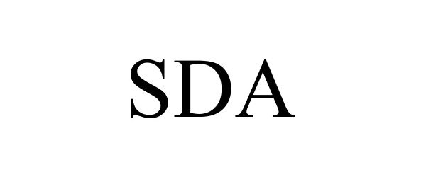 Trademark Logo SDA