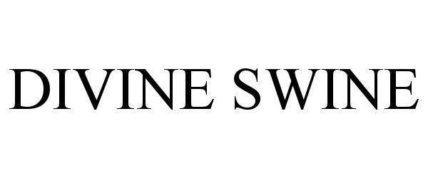 Trademark Logo DIVINE SWINE