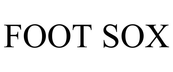 Trademark Logo FOOT SOX