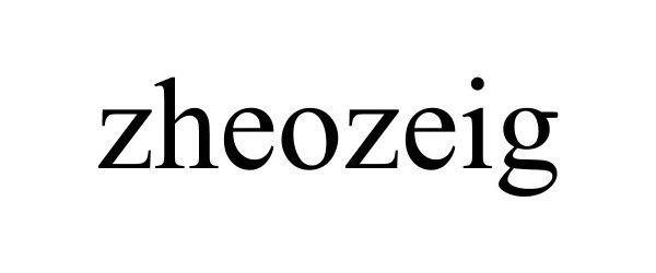 Trademark Logo ZHEOZEIG