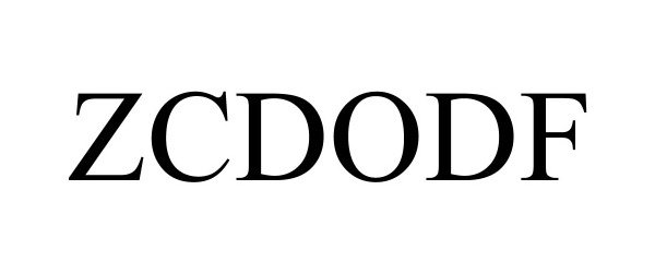 Trademark Logo ZCDODF
