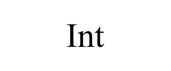 Trademark Logo INT