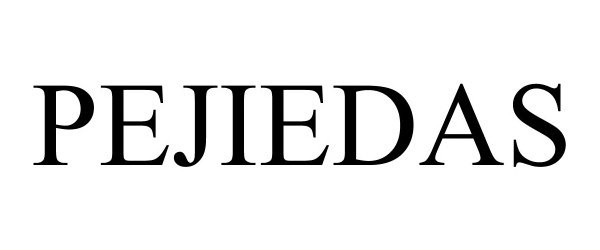 Trademark Logo PEJIEDAS