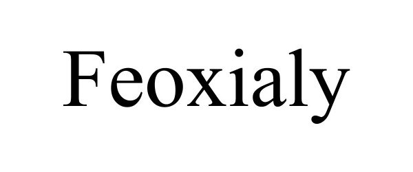Trademark Logo FEOXIALY