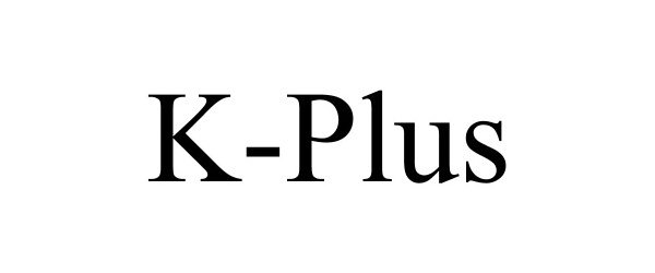 Trademark Logo K-PLUS