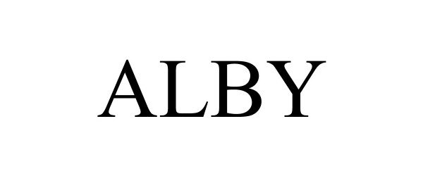 Trademark Logo ALBY