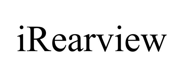 Trademark Logo IREARVIEW