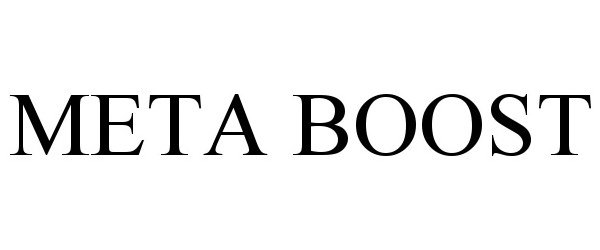 Trademark Logo META BOOST