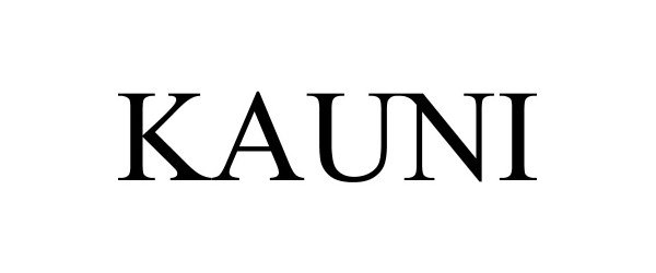 Trademark Logo KAUNI