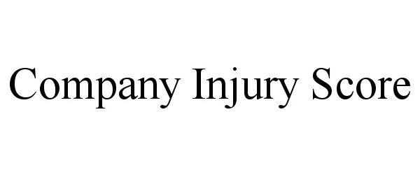  COMPANY INJURY SCORE