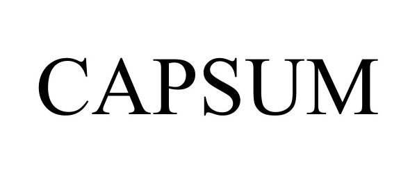 Trademark Logo CAPSUM