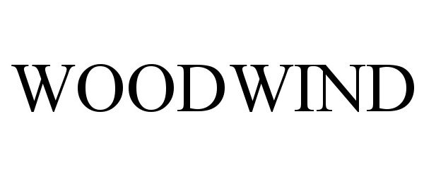 Trademark Logo WOODWIND
