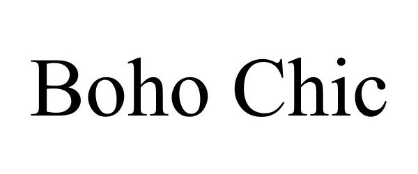 Trademark Logo BOHO CHIC
