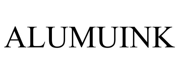 Trademark Logo ALUMUINK