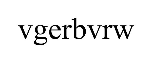 Trademark Logo VGERBVRW