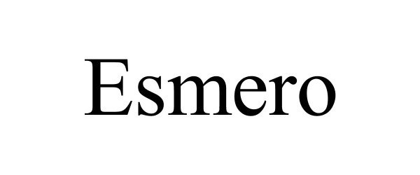 Trademark Logo ESMERO
