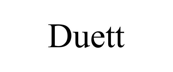 Trademark Logo DUETT
