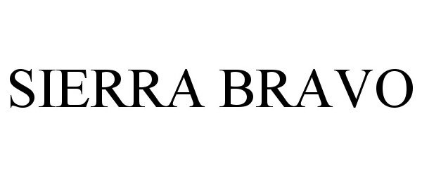 Trademark Logo SIERRA BRAVO