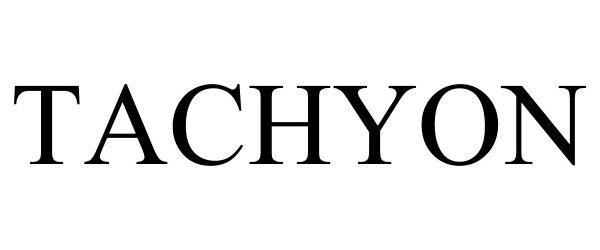 Trademark Logo TACHYON