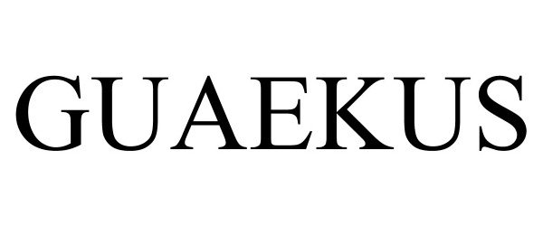 Trademark Logo GUAEKUS