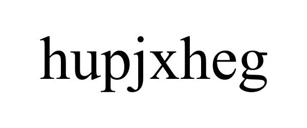Trademark Logo HUPJXHEG