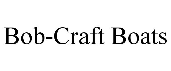  BOB-CRAFT BOATS